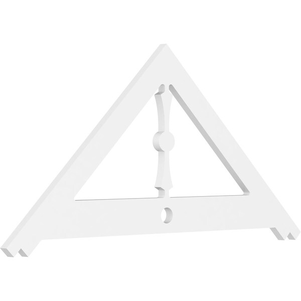 Ekena Millwork Pitch Artisan Architectural Grade PVC Gable Pediment, 48"W x 22"H x 1"P (11/12) GPP048X022X100ART - main